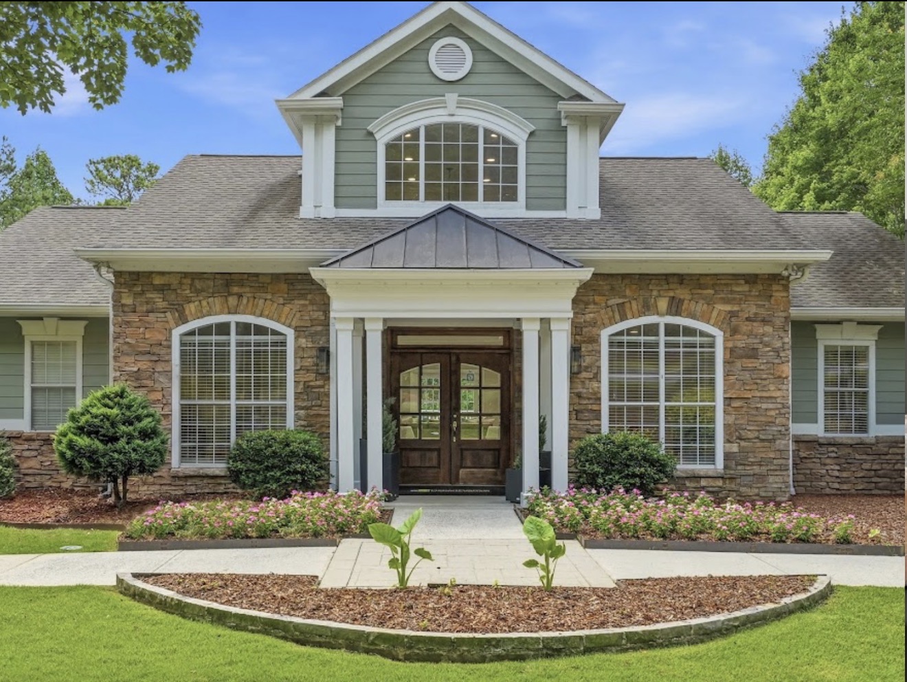 Clubhouse Exterior at the Birmingham property.